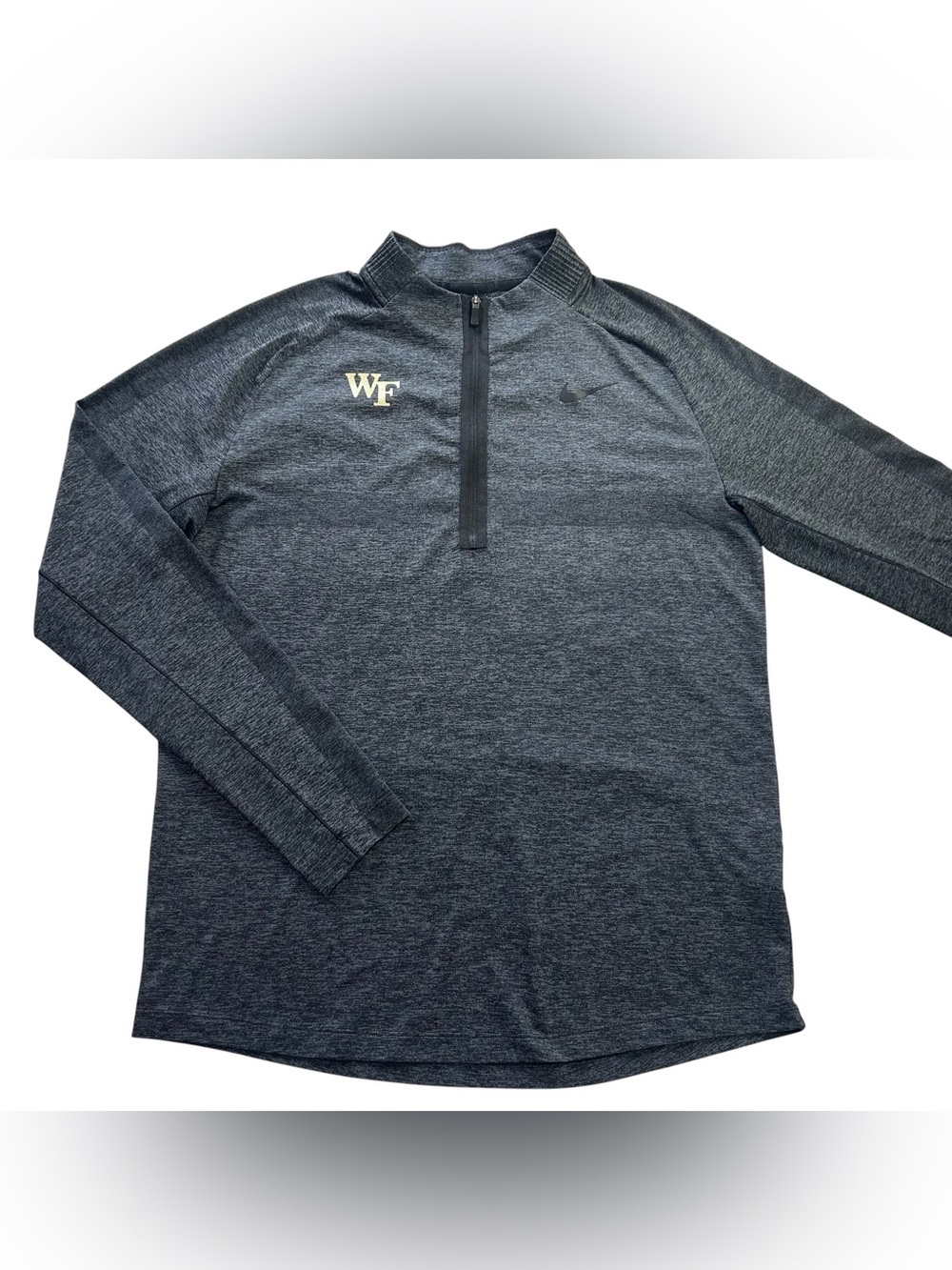 WF Gray Quarter-Zip Athletic Pullover